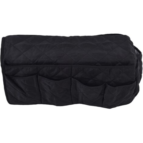 Aufbewahrungstasche für Sofafernbedienung, wasser- und staubdicht, schwarzer Armlehnen-Organizer (1/5)