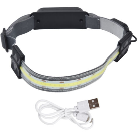 Wiederaufladbare Mini-Stirnlampe mit automatischer Erkennung für Angeln und Outdoor-Abenteuer, leistungsstarkes COB-Licht. (1/5)