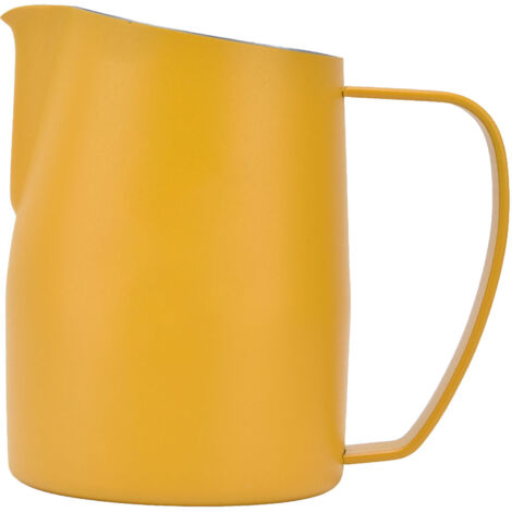450-ml-Milchkännchen mit spitzem Ausgießer, antihaftbeschichteter PTFE-Beschichtung zum Aufschäumen von Milch, ideal für Kaffeemaschinen und Cafés (1/5)