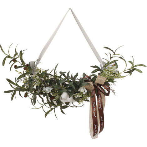 Künstliche Olivenzweige aus Seide – Blumendekoration für Tisch, Tür oder Girlande – Geschenkidee zum Geburtstag (1/5)
