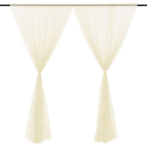 Lichtdurchlässiger Nylonvoile für Fensterdekoration, Vorhang für Hochzeiten und Veranstaltungen, Fotorequisite. (1/5)