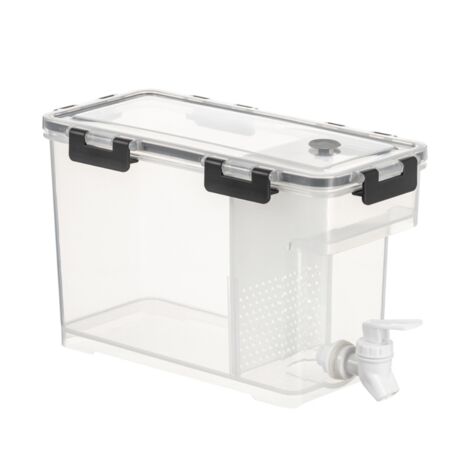 3,5-Liter-Getränkespender mit Zapfhahn – Gekühlter Behälter für Säfte und Erfrischungsgetränke – Ideal für Partys und den täglichen Gebrauch (1/5)