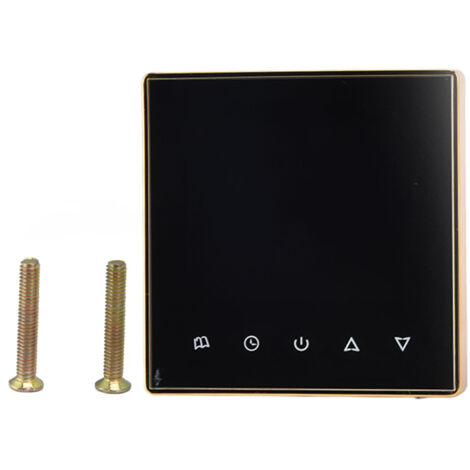 Programmierbarer multifunktionaler Smart-Thermostat für Fußbodenheizung, Klimaanlage und Warmwasser, 220 V, Gold