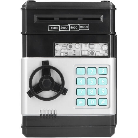 Elektronische Spardose mit Geldautomatenzähler und automatischer Banknotenrückführung