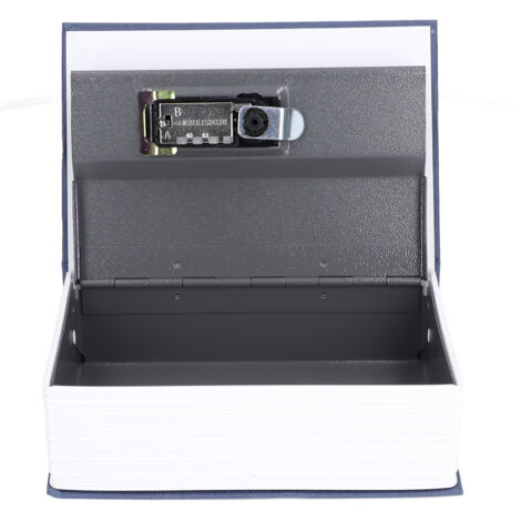 Passwortgeschützter Tresor aus Stahl – Geheime Aufbewahrungsbox für Zuhause, Blau (1/5)