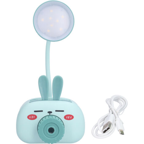 Faltbare LED-Schreibtischlampe mit Aufbewahrungsmöglichkeit für Stift und Anspitzer, Cartoon-Tierdesign für Zuhause oder Büro (1/5)