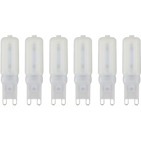 G9 Dimmbare 7W 32 LED-Lampe, natürliches Licht, für Kronleuchter und Deckenleuchten, 6er-Pack, 220V