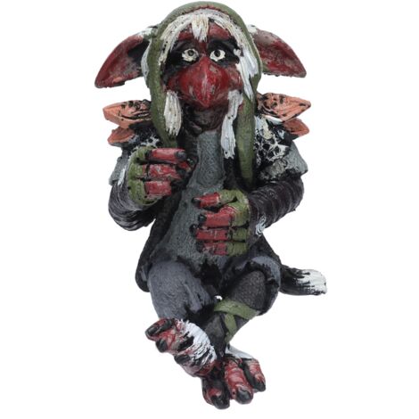 Riesige Goblin-Statue aus Kunstharz für den Garten, dekorative Skulptur einer Anime-Koboldfigur, Geschenkidee für die Außendekoration