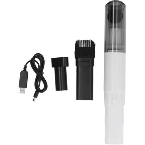 9000 Pa Hochleistungs-Akku-Stielstaubsauger (120 W) mit USB-Ladefunktion für Auto, Haushalt und Büro – Weiß (1/5)