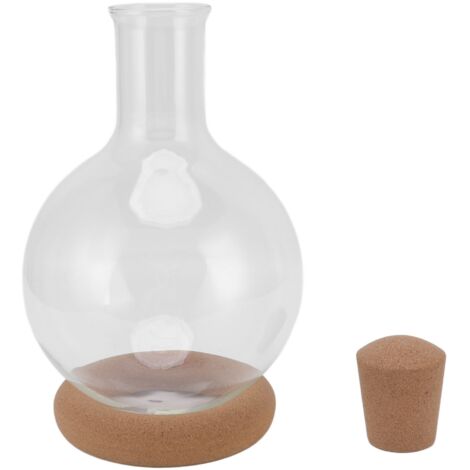 2000 ml Weinkaraffe aus klarem Borosilikatglas mit Fuß – Ideal für Bar, Zuhause oder als Geschenk – Elegantes und funktionales Design (1/5)