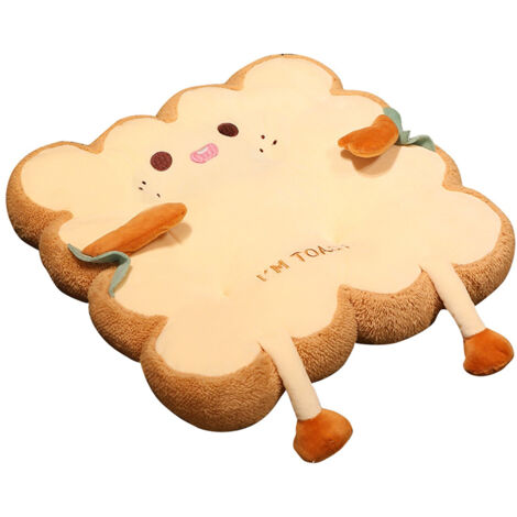 Niedliches, weiches Plüsch-Toastkissen, bezauberndes Geschenk für Kinder und Erwachsene. (1/5)