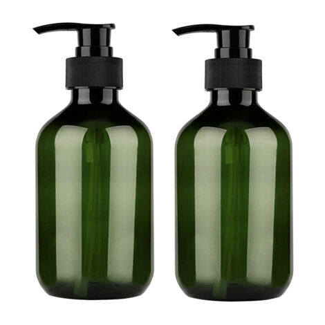 Plastikflaschen mit Pumpe, 500 ml – Nachfüllbar für Seife, Shampoo und Spülung – Spender für Bad oder Küche (1/5)