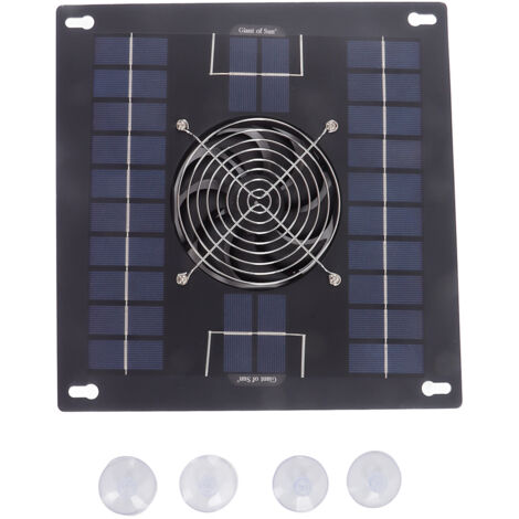 Solarventilator für Hühnerstall und Gewächshaus mit monokristallinem Panel (1/5)