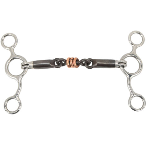 145 mm Trense aus Edelstahl und Messing für Reitsportausrüstung (1/5)