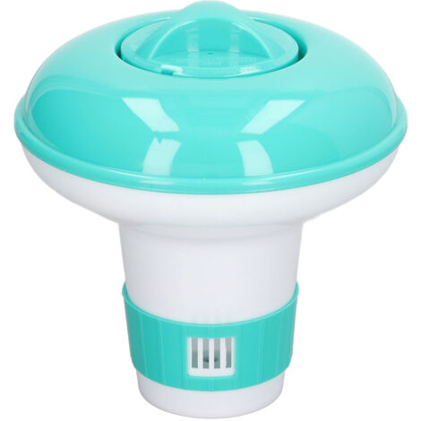 Schwimmender Chlordosierer für Schwimmbäder, 13 cm automatischer Chemikaliendosierer aus PP, Wasseraufbereitungszubehör