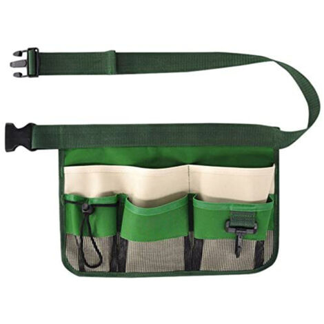 Gartenwerkzeuggürtel aus Oxford-Canvas, Gürteltasche mit Schnellverschluss für Reinigungsgeräte