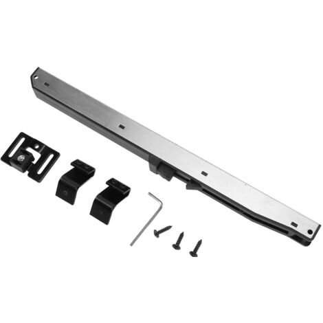 Soft-Close-Mechanismus für Edelstahl-Schiebetüren, POM-Federdämpfer ohne Bohren, komplettes Hardware-Set. (1/5)