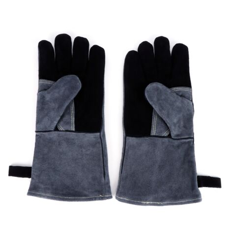 Hitzebeständige und feuerfeste Schweißerhandschuhe für Grill, Backofen, Herd und Kochfeld