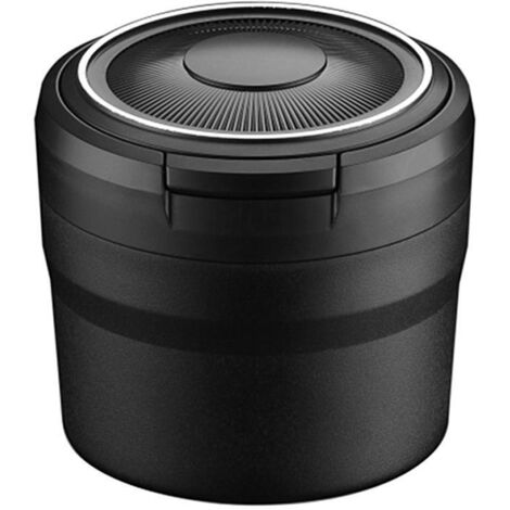 Wasserdichter Autoaschenbecher mit Deckel und LED-Beleuchtung – Tragbarer Mini-Mülleimer für unterwegs und zu Hause (1/5)