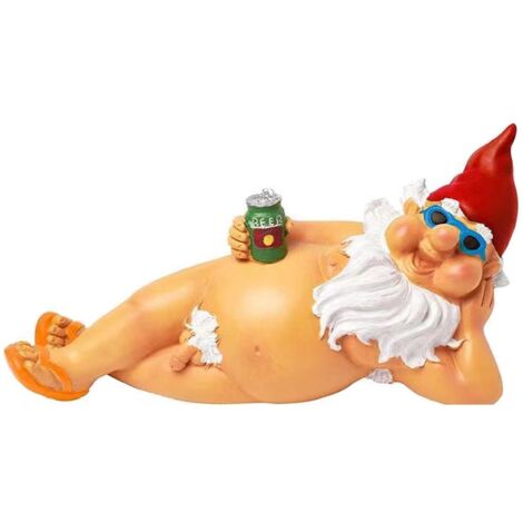 Schelmische Elfenfigur, Gartendekoration, Kunstharz, lustiger Elf, Gartenschmuck für Zuhause (1/5)
