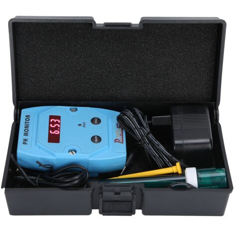 PH-025N Online-pH-Monitor, Wandmontiertes Wasserqualitätsmessgerät, 230–240 V, 50 Hz, 19 mA für die EU (1/5)