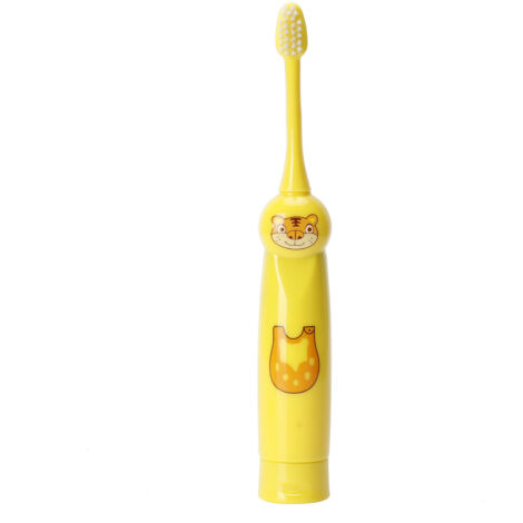 Wasserdichte elektrische Zahnbürste für Kinder – Lustiges gelbes Design für Kinder – Geschenkidee