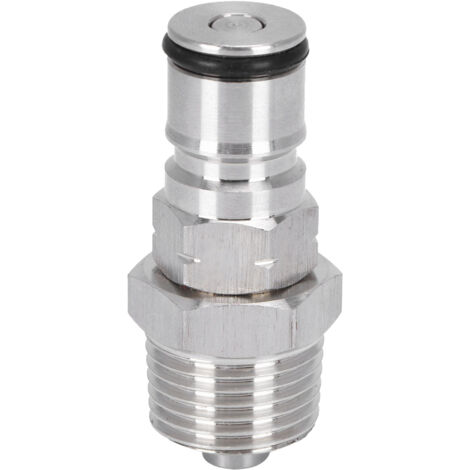 19/32-18 Kugelverriegelungsspitze mit 1/2-Zoll-NPT-Außengewinde für Corny-Fass, Tankstellenadapter (1/5)