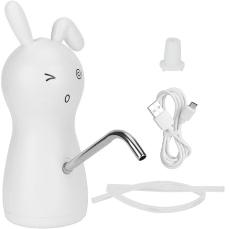 Tragbarer USB-Wasserspender, 450 ml, für Behälter von 4,5 l bis 18,9 l, Hasenform, nachfüllbar (1/5)