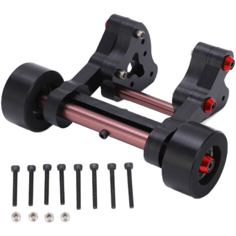 RC-Felge aus schlagfester Legierung und Kunststoff für ARRMA KRATON und OUTCAST 1/8 - Schwarz (1/5)