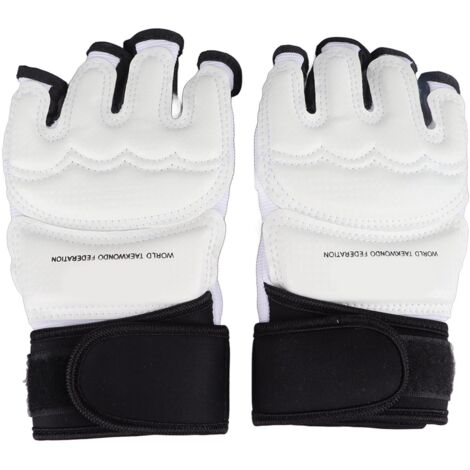 Verstellbare Halbfinger-Boxhandschuhe für Boxsack, Kickboxen und Training