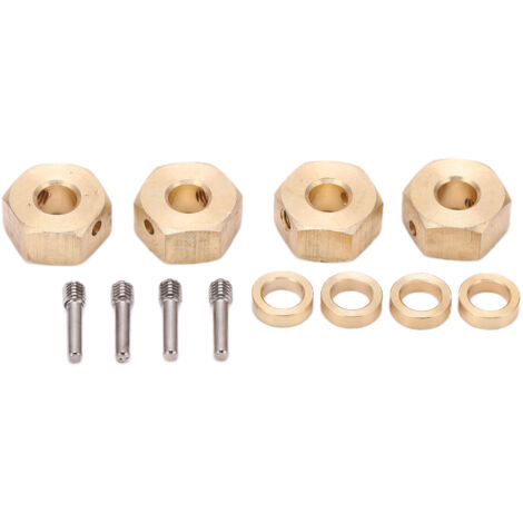 RC-Sechskantadapter aus Messing – Einfache Montage, sauberes Aussehen und langlebig für 6-mm-Axialnabenverlängerungen (1/5)