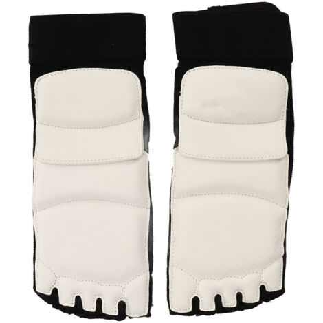 Taekwondo-Fußschützer Trainingsausrüstung TKD Kampfhandschuhe XL