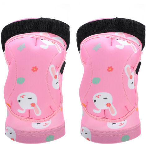 PROPRO Kinder-Knieschoner - Weicher EVA-Schutz für Skaten, Radfahren und Outdoor-Sportarten (Pink XXS) (1/5)