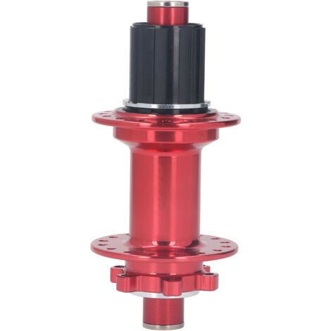 32-Loch-Hinterradnabe mit 4 Lagern 12x148mm, CNC-gefräst für den Austausch, rote Farbe. (1/5)