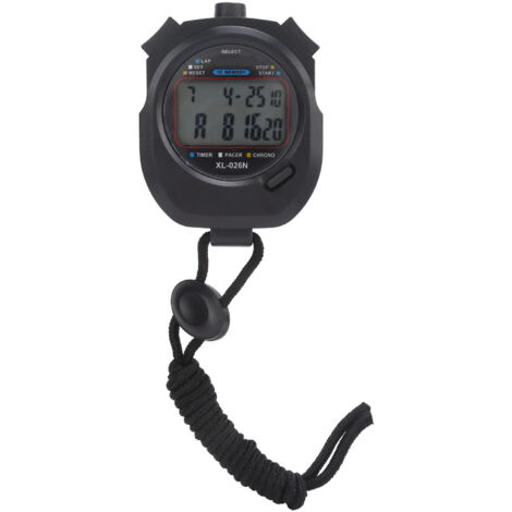 Wasserdichte digitale Sportstoppuhr mit Dual-Display für Training und Wettkämpfe (1/5)