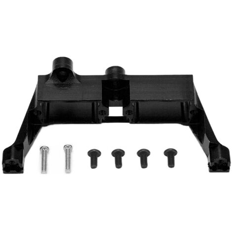 Servohalterung aus Aluminiumlegierung für Traxxas TRX4 1/10 RC-Car-Differenzialsperre – Schwarz