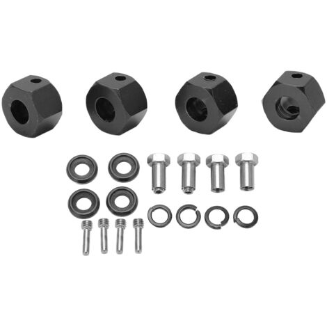 8-mm-Achsenverbreiterungsadapter, schwarz, für 1/10 Traxxas RC-Fahrzeuge – Crawler-kompatibel (1/5)