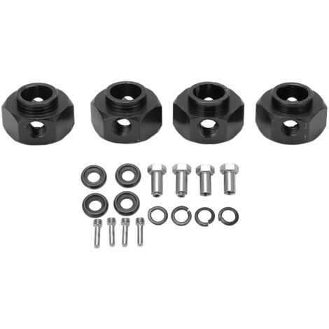 mm schwarzer Spurverbreiterungs-Achsenadapter für 1/10 Traxxas RC-Fahrzeuge - Kompatibel mit Crawlern und Offroad-Fahrzeugen (1/5)