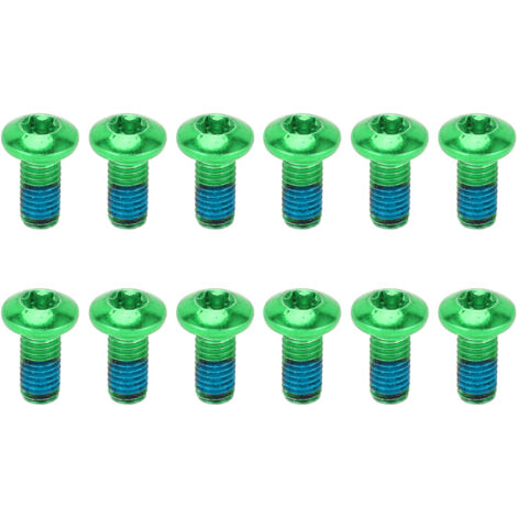 12 Schrauben aus legiertem Stahl für Mountainbike-Bremsscheiben, 12 T25 M5x10mm Schrauben, Bremsscheibenbefestigung (1/5)