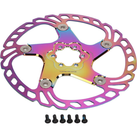 203 mm 6-Loch schwimmend gelagerte Bremsscheibe für Mountainbikes und Rennräder, Fahrradteile (1/5)