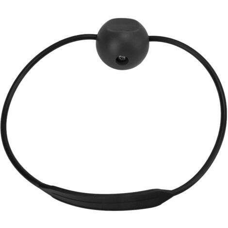 Unterwasser-Signalgerät zum Tauchen, Klopfpfiff mit schwarzer Kugel und schwarzem Armband für Wassersportarten.