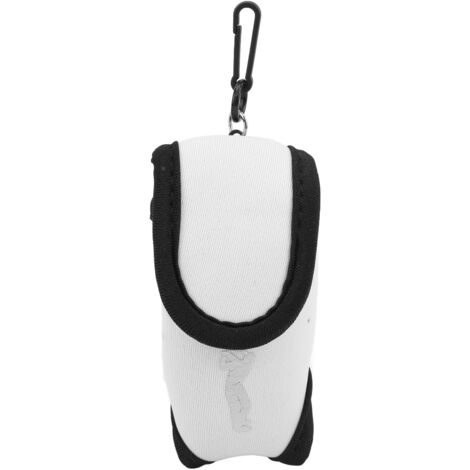 Strapazierfähige, elastische Gürteltasche für Minigolfbälle, stylische und praktische Gürteltasche für Golfer – Weiß (1/5)