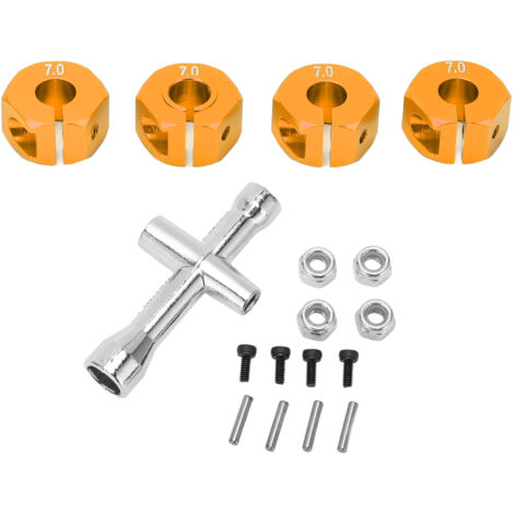 mm auf 12 mm Aluminium-Metallnabenadapter für 1/10 RC-Getriebekupplung (1/5)
