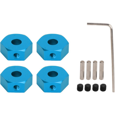 Stück 1/10 RC 14mm Aluminium-Radnabenmuttern für AMMRA Big Rock Typhon Senton Blau (1/5)