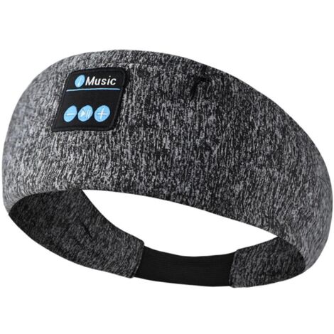 Bluetooth 5.0 Sportkopfhörer mit elastischem Kopfband und Reißverschluss für Laufen, Yoga und Fitness (1/5)