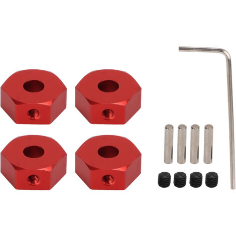 Stück 1/10 RC Radnabenmuttern 14mm Aluminium für AMMRA Big Rock Typhon Senton Rot (1/5)