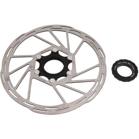 Leichte 180-mm-Fahrradbremsscheibe aus Edelstahl, perforiertes Design für Scheibenbremsen (1/5)