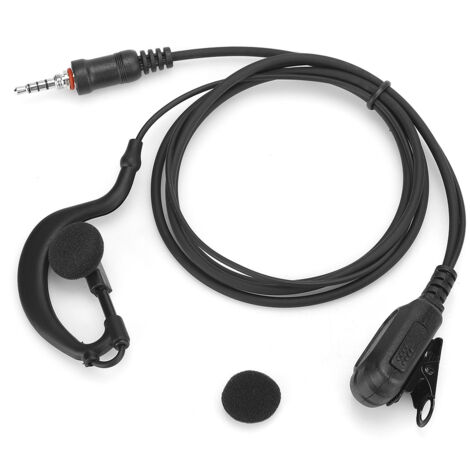 Wasserdichtes Funk-Headset mit Ohrbügel für ICOM IC M33 M25 M34 (1/5)