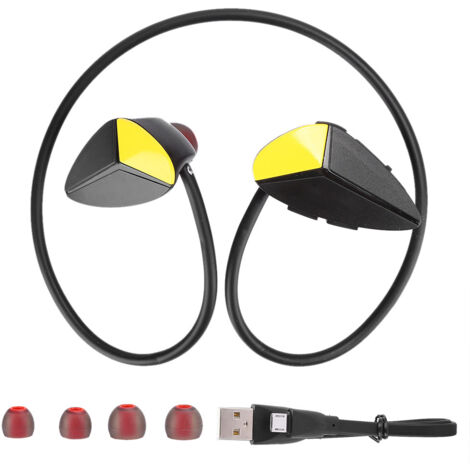 Wasserdichte kabellose Bluetooth-Sportkopfhörer mit Nackenbügel für Stereo-Hören (1/5)