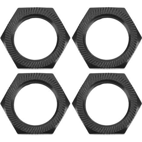 Stück 24-mm-Sechskant-Radmuttern aus hochfester Aluminiumlegierung für ARRMA 1/5 Outcast Kraton 8s, schwarz (1/5)
